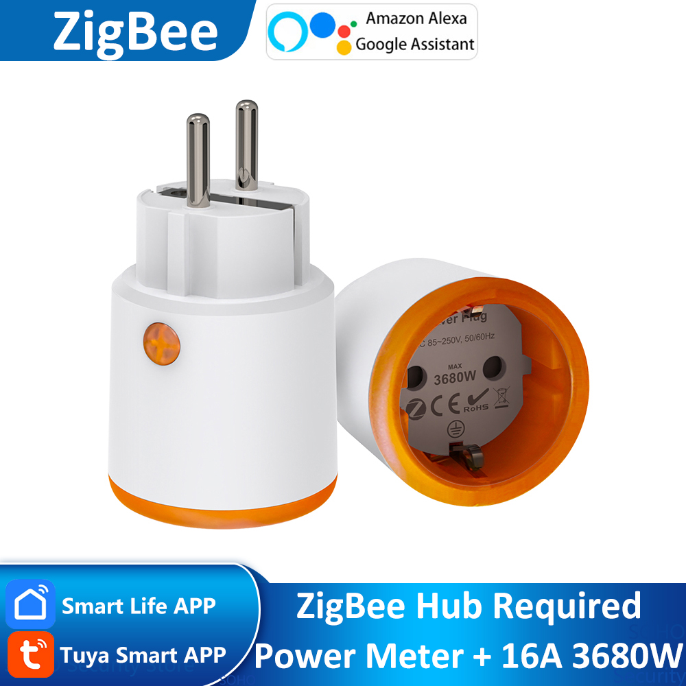 Zigbee Smart Plug Energy Monitor - EU 16A Tuya ZigBee Smart Home