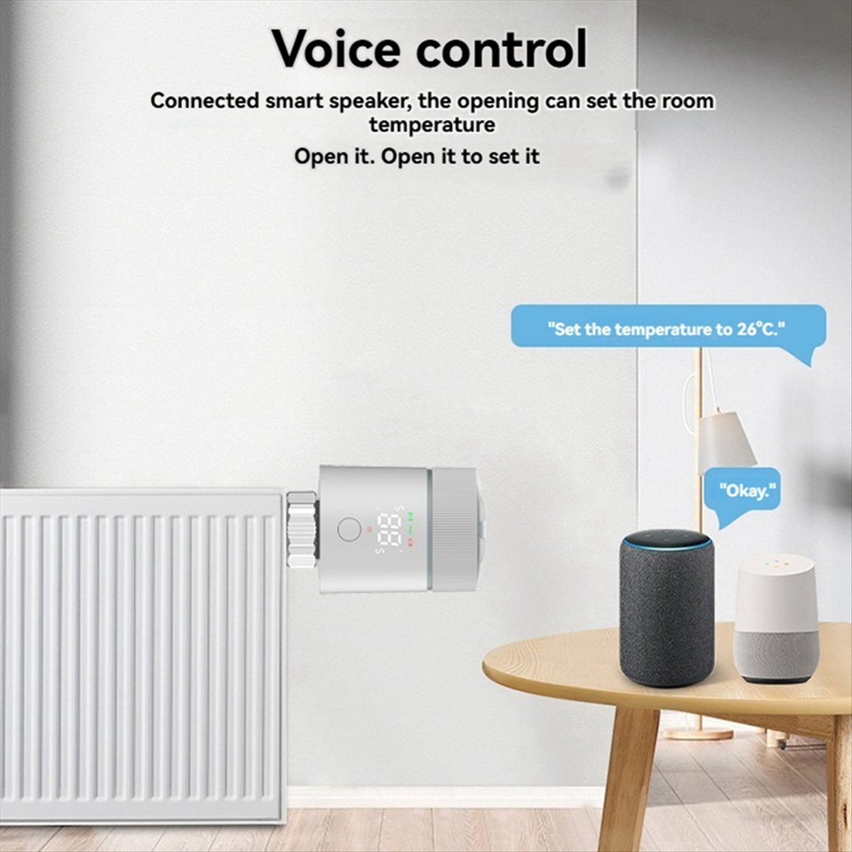 Smart Trv Thermostat Tuya - HAPPYDAY~ Tuya WiFi Smart Thermostat TRV