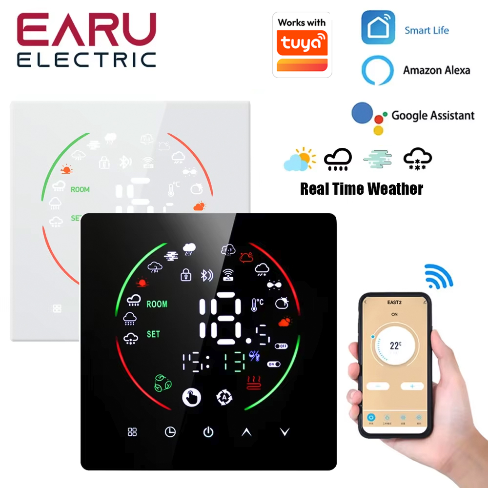 Smart Thermostat Heating Floor - EARU Tuya WiFi Smart Thermostat 16A