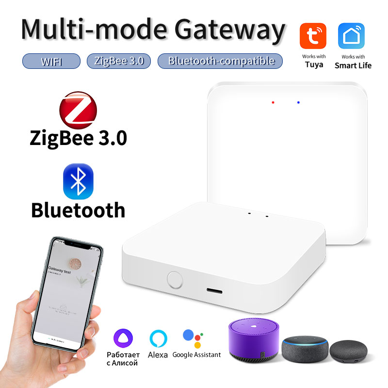Zigbee Gateway Hub Tuya - Tuya Smart Multi-Mode Gateway ZigBee Wi-Fi