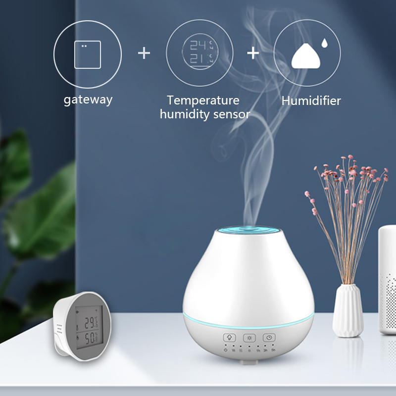 Zigbee Temperature Humidity Sensor - Tuya Zigbee APP Remote Control Smart