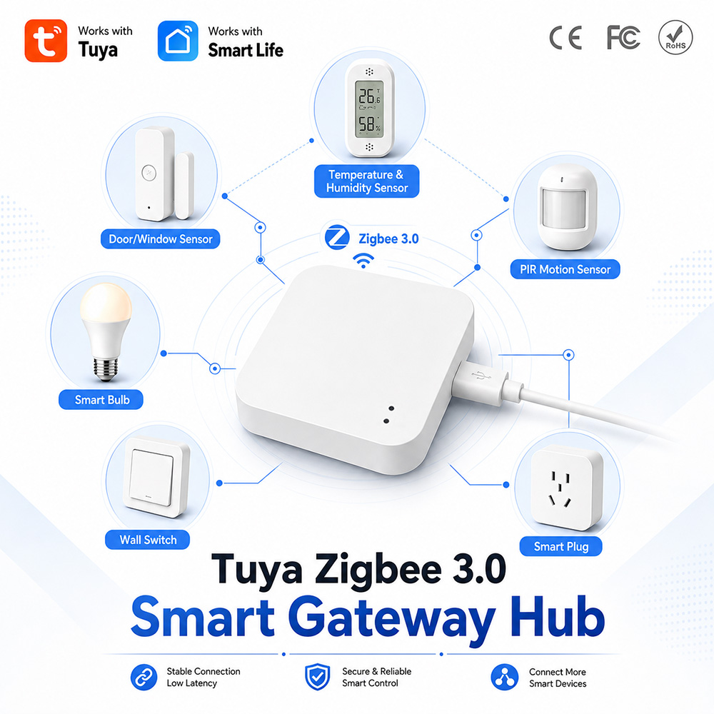 Zigbee Gateway Hub Tuya - Tuya Zigbee Hub For Smart Home