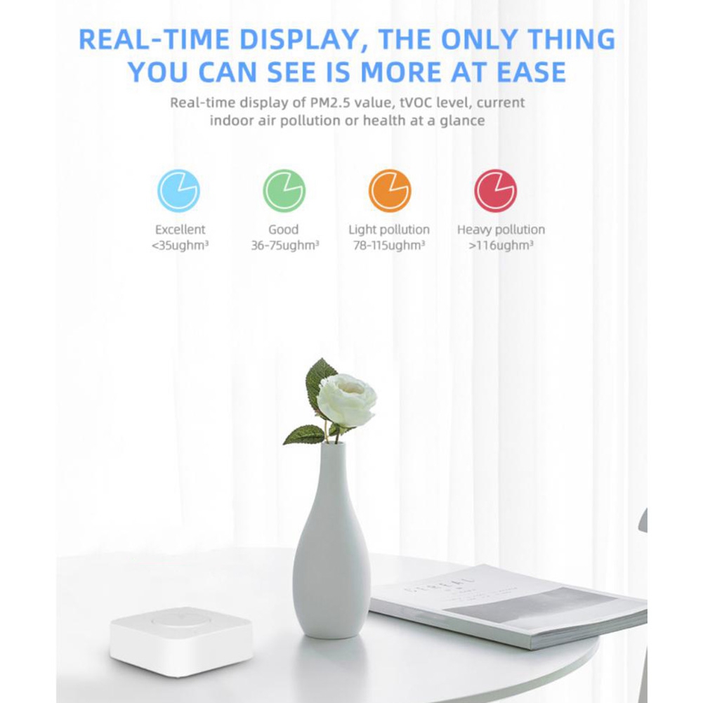 Zigbee Temperature Humidity Sensor - B50C Tuya Zigbee Smart Air Quality
