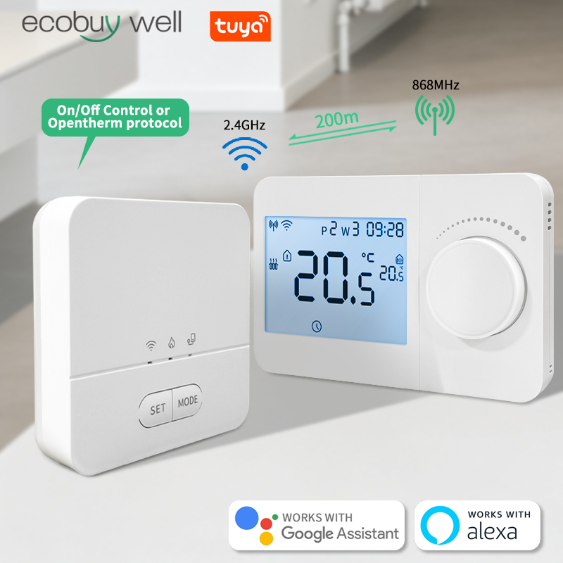 Smart Thermostat Boiler Opentherm - Tuya Smart Home Opentherm WiFi Thermostat