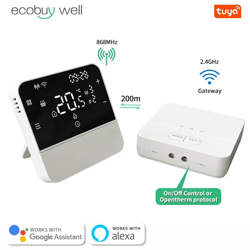 Smart Thermostat Boiler Opentherm - Smart Tuya Opentherm Thermostat Wifi Wireless