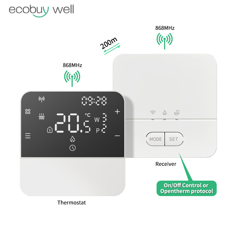 Smart Thermostat Boiler Opentherm - Opentherm Wireless Heating Thermostat For Gas