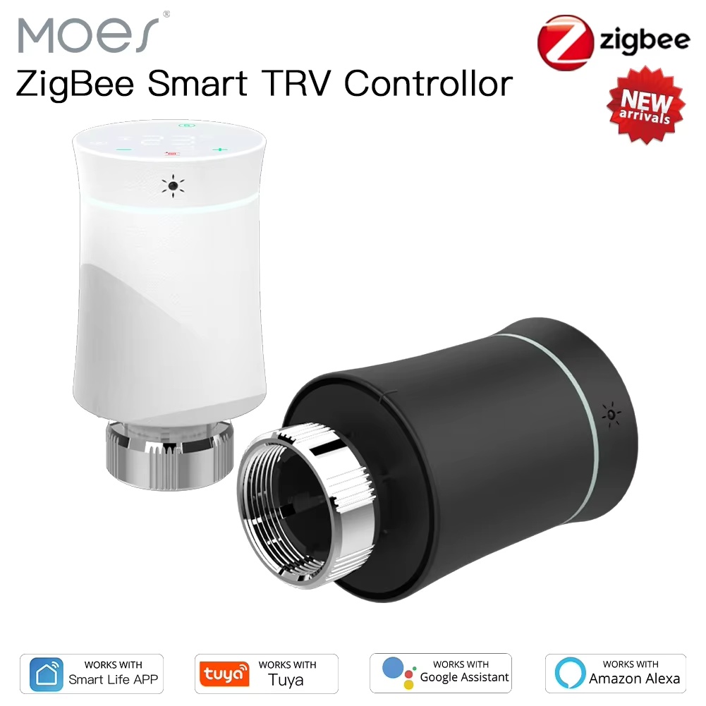 MOES Tuya ZigBee3.0 Thermostat - đánh giá và giá Smart Trv Thermostat Tuya