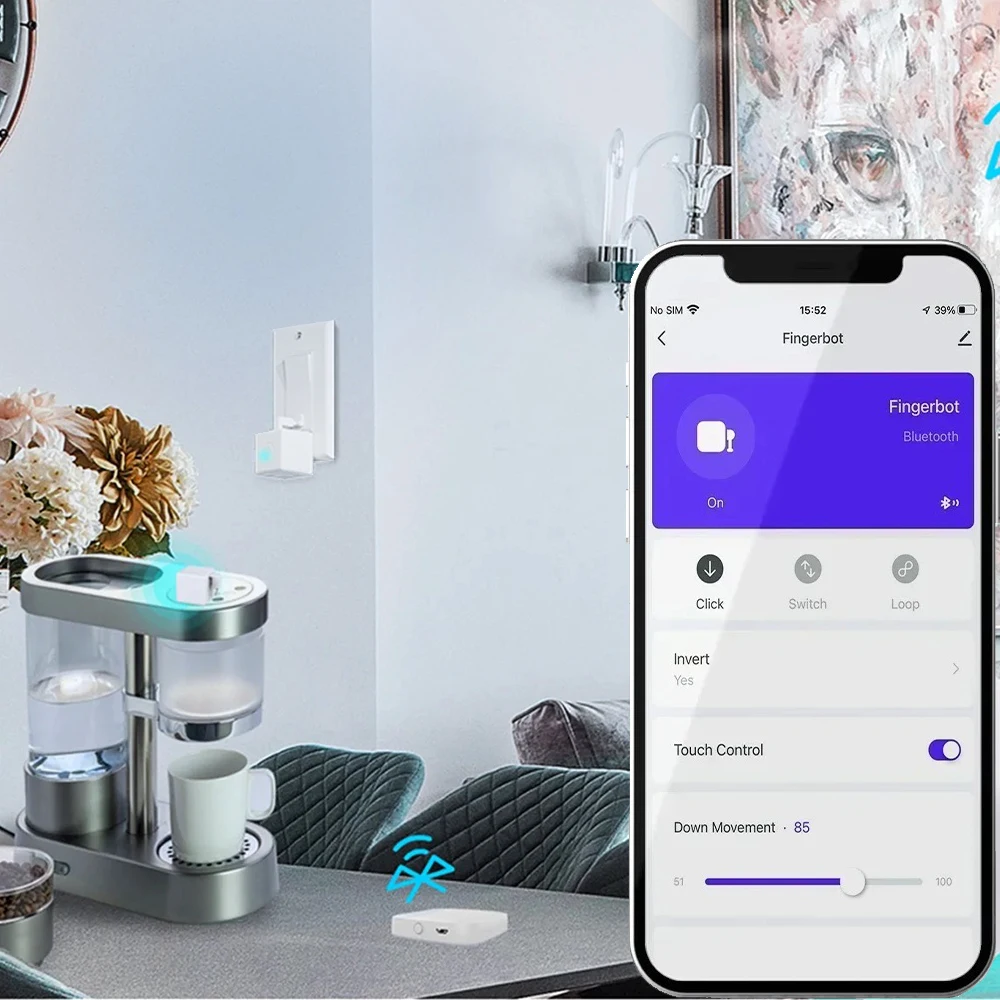 Smart ZigBee Fingerbot Wireles - đánh giá và giá Zigbee Smart Button Scene Switch