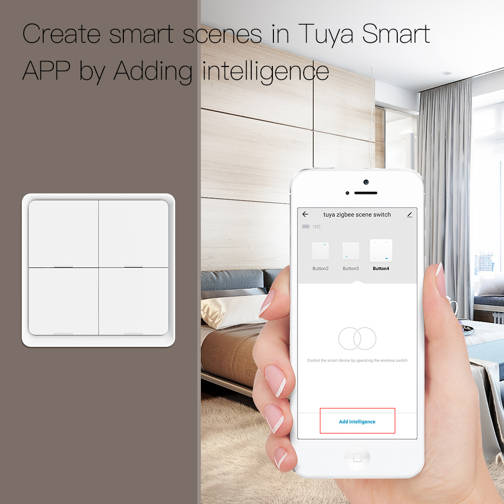 MOES ZigBee Wireless 12 Scene  - đánh giá và giá Zigbee Smart Button Scene Switch