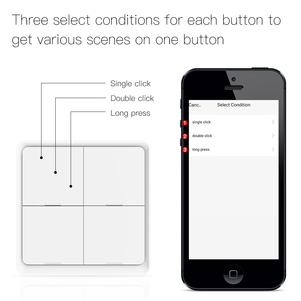 MOES ZigBee Wireless 12 Scene  - đánh giá và giá Zigbee Smart Button Scene Switch