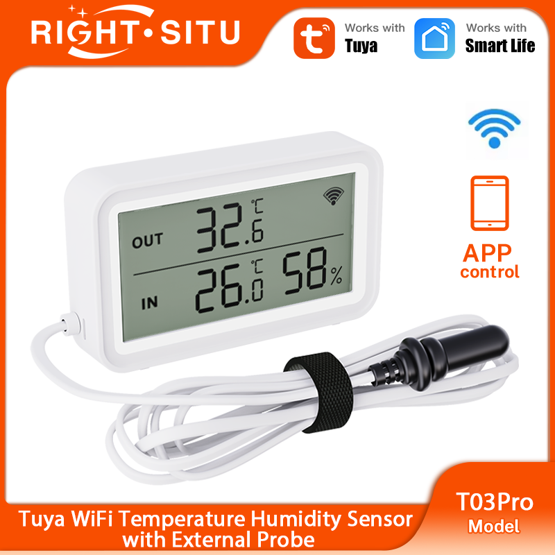 Tuya WiFi Zigbee Temperature a - đánh giá và giá Zigbee Temperature Humidity Sensor