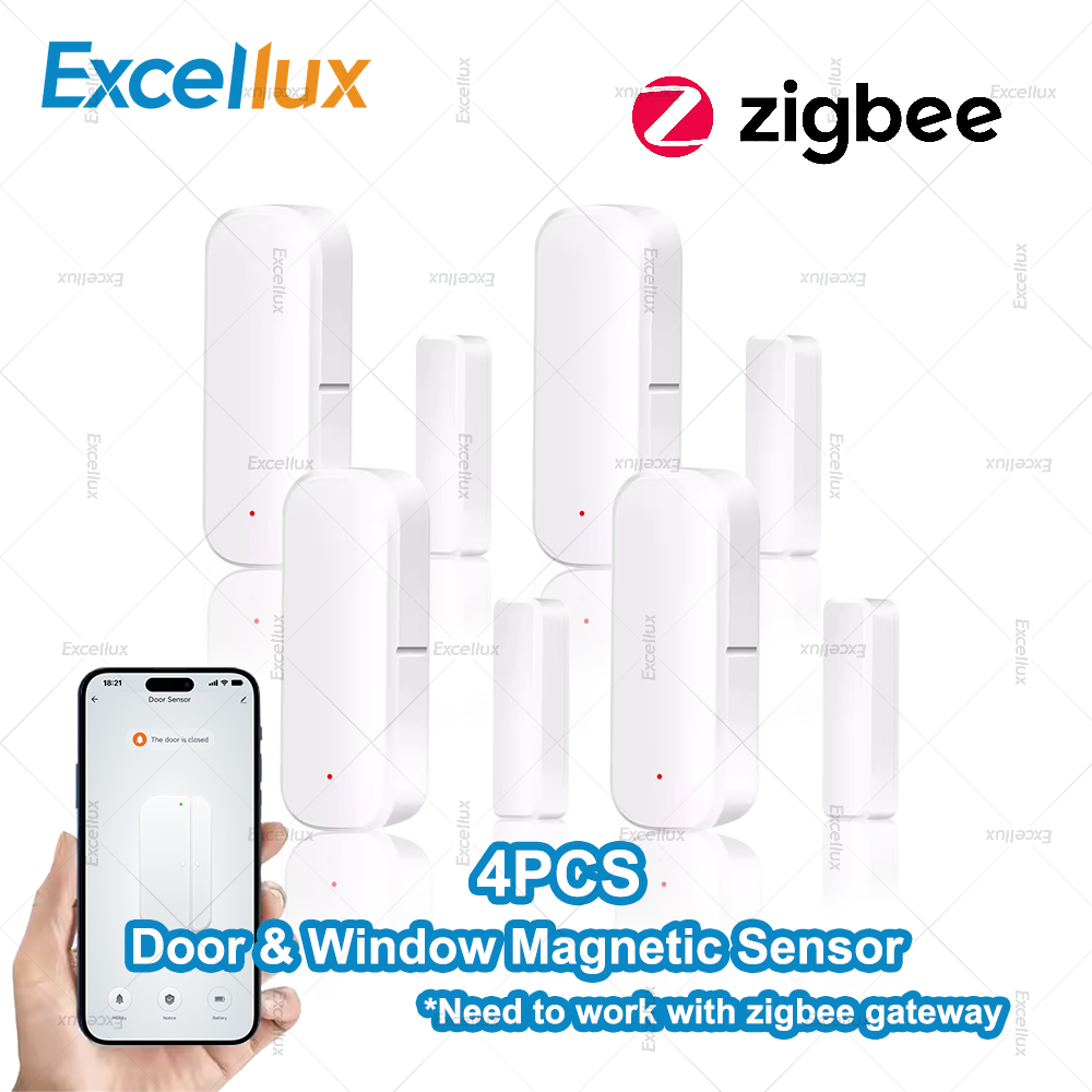 4Pcs Zigbee Door Window Sensor - đánh giá và giá Zigbee Door Window Sensor