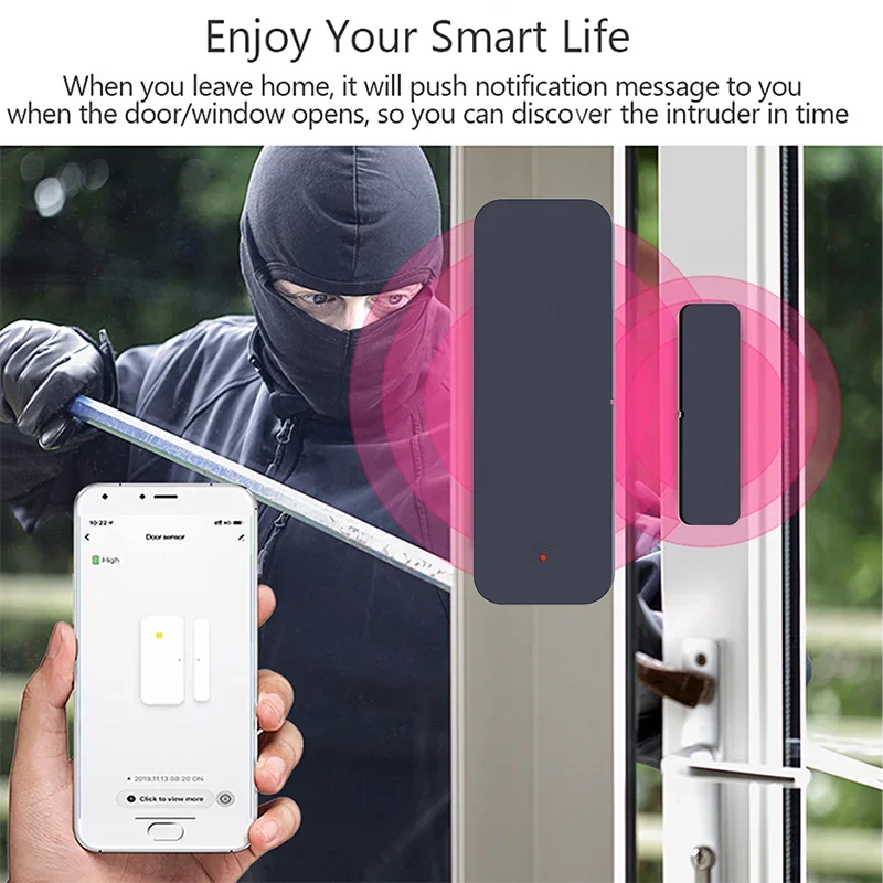 Tuya Zigbee Wifi Door Sensor W - đánh giá và giá Zigbee Door Window Sensor