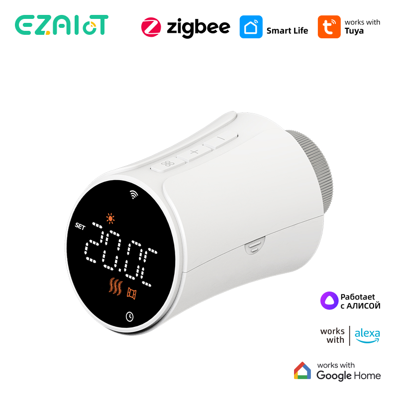 Smart tuya zigbee thermostat r - đánh giá và giá Zigbee Radiator Thermostat Valve