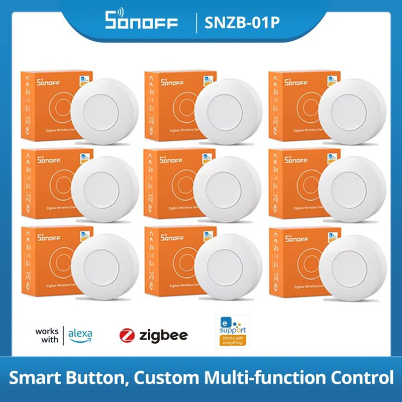 SONOFF Zigbee SNZB-01P Wireles - đánh giá và giá Zigbee Smart Button Scene Switch