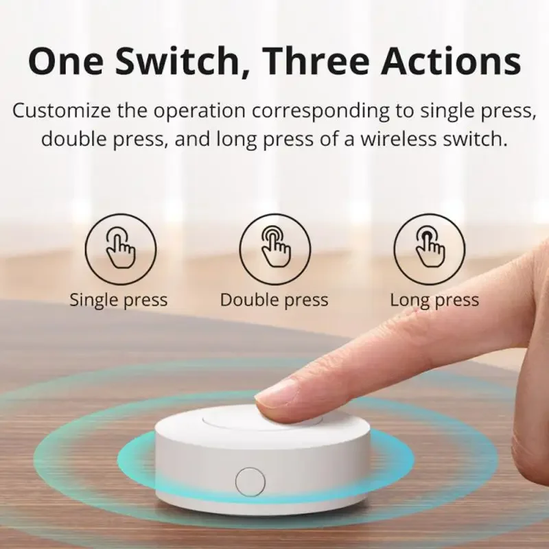 SONOFF Zigbee SNZB-01P Wireles - đánh giá và giá Zigbee Smart Button Scene Switch