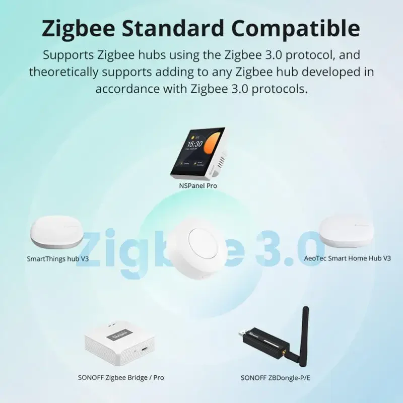 SONOFF Zigbee SNZB-01P Wireles - đánh giá và giá Zigbee Smart Button Scene Switch