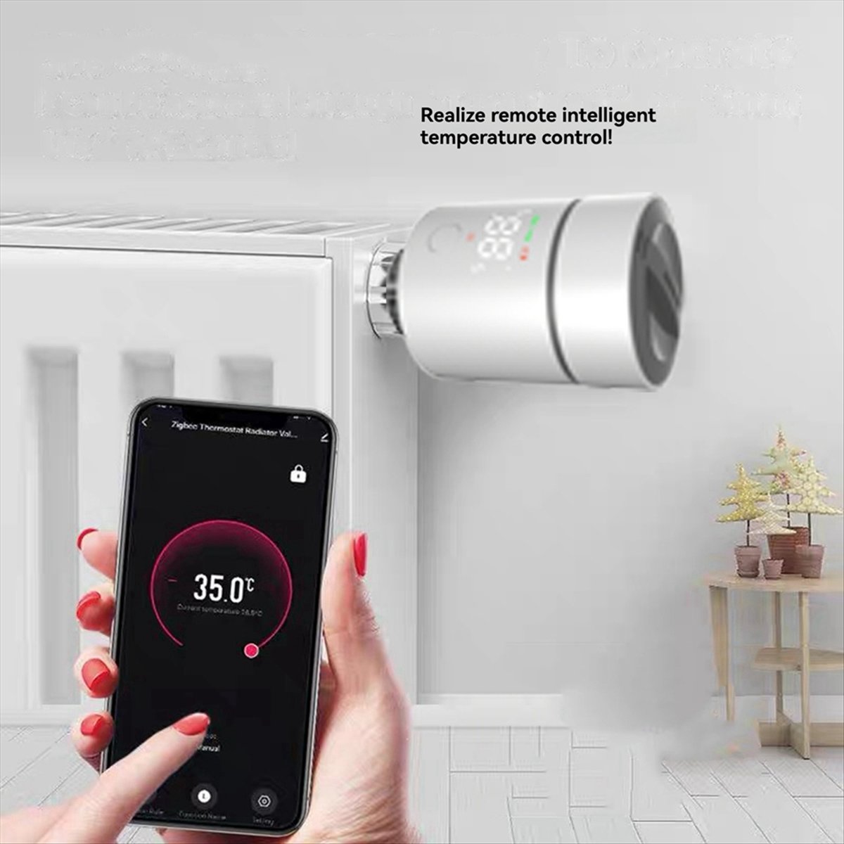 HAPPYDAY~ Tuya WiFi Smart Ther - đánh giá và giá Smart Trv Thermostat Tuya