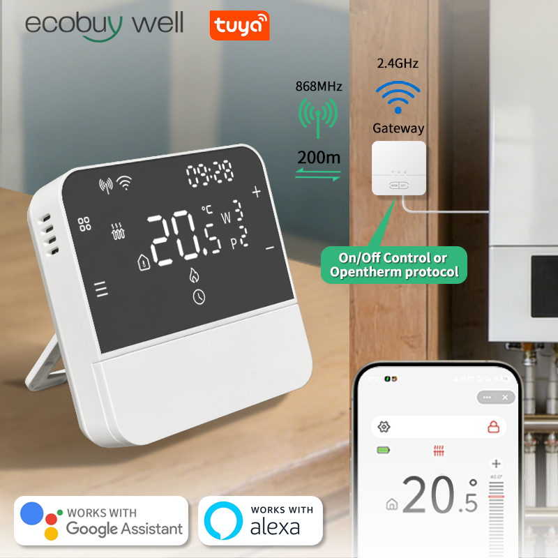 Opentherm Wireless Thermostat  - đánh giá và giá Smart Thermostat Boiler Opentherm