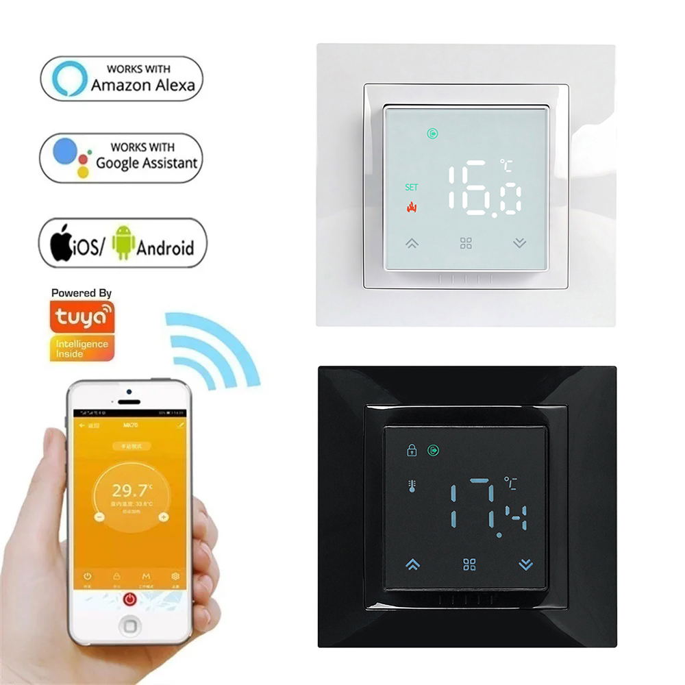 Smart WIFI MK08 Thermostat Rem - đánh giá và giá Smart Thermostat Heating Floor