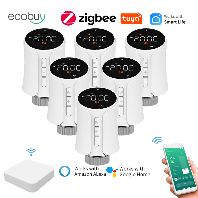 Tuya Smart Zigbee Thermostatic - đánh giá và giá Smart Trv Thermostat Tuya
