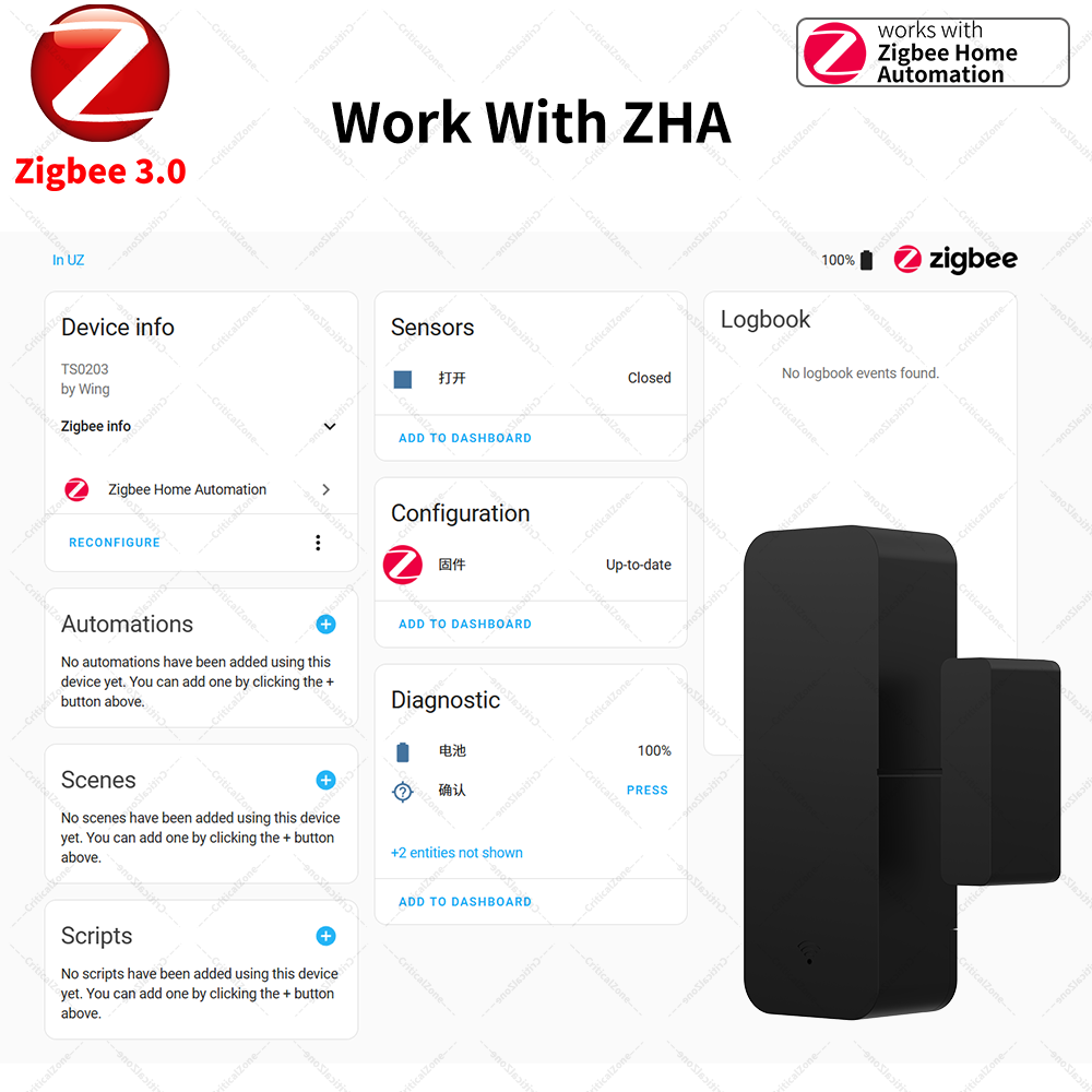 Zigbee 3.0 Door Window Sensor  - đánh giá và giá Zigbee Door Window Sensor