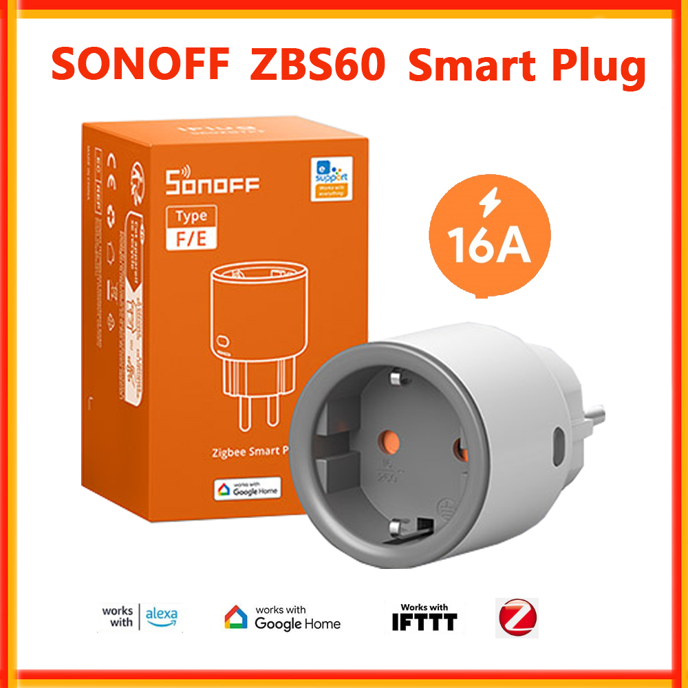 SONOFF S60ZB TPF EU Zigbee Sma - đánh giá và giá Zigbee Smart Plug Energy Monitor