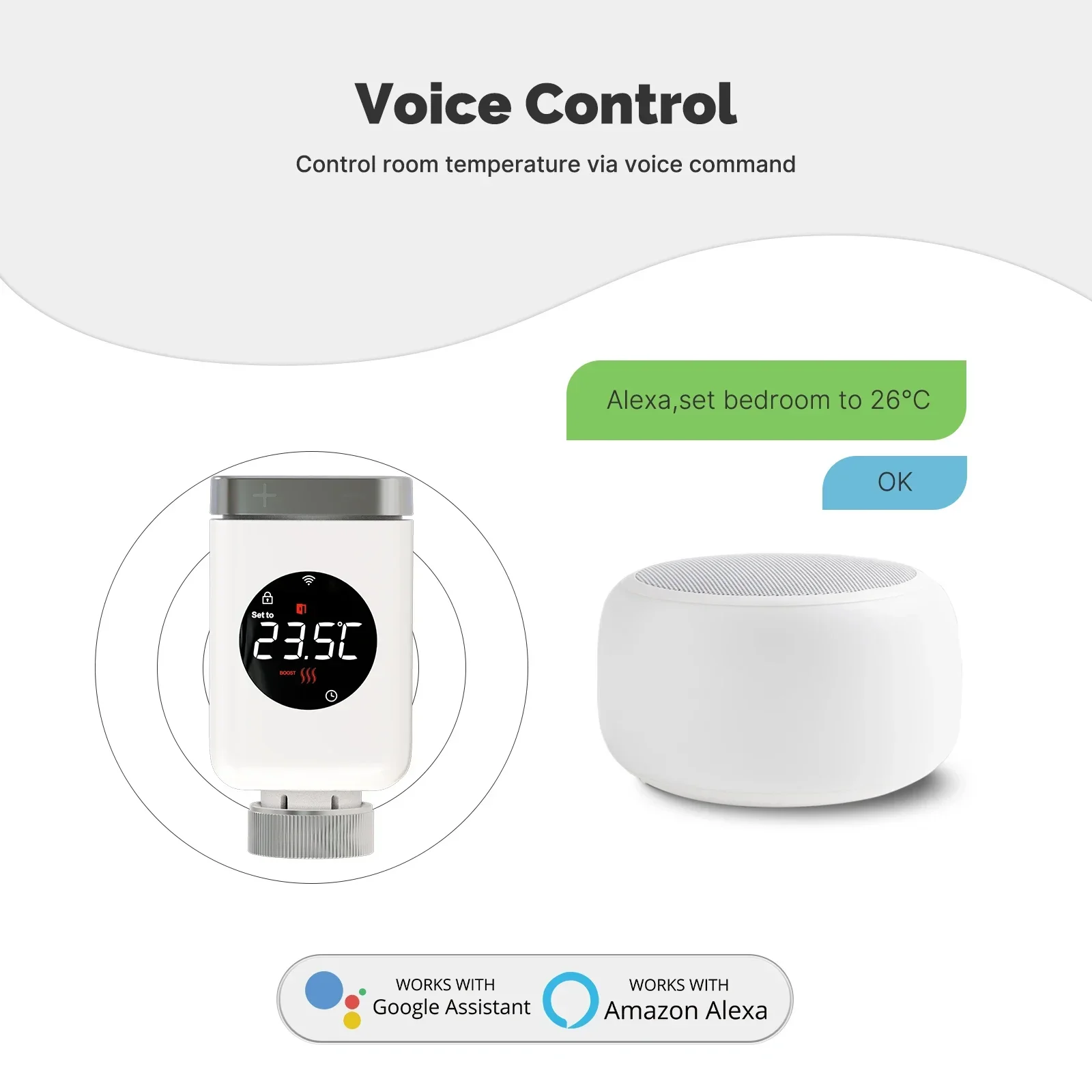 MOES Smart Thermostatic Radiat - đánh giá và giá Zigbee Radiator Thermostat Valve
