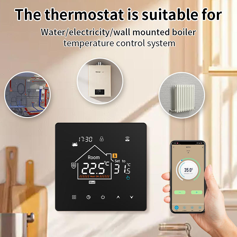 Smart Tuya WiFi Floor Heating  - đánh giá và giá Smart Thermostat Heating Floor