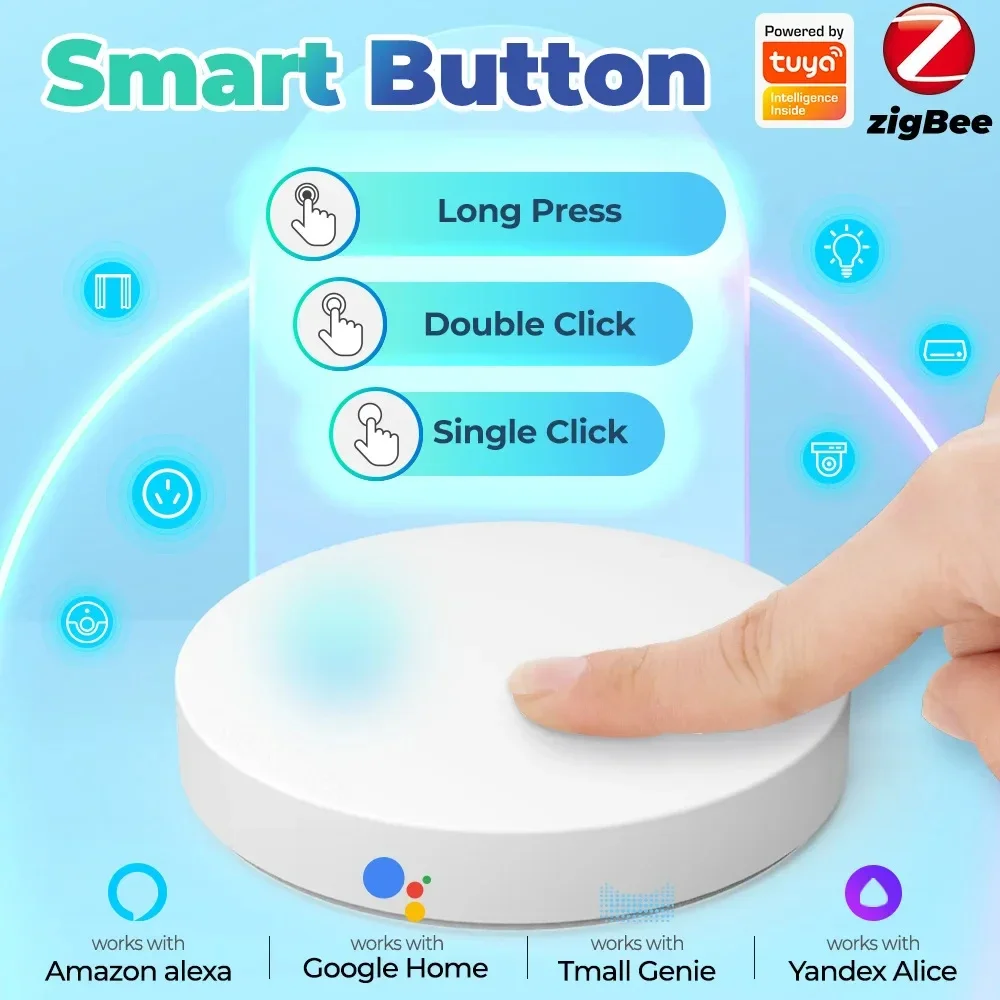 Tuya ZigBee Wireless Push Butt - đánh giá và giá Zigbee Smart Button Scene Switch