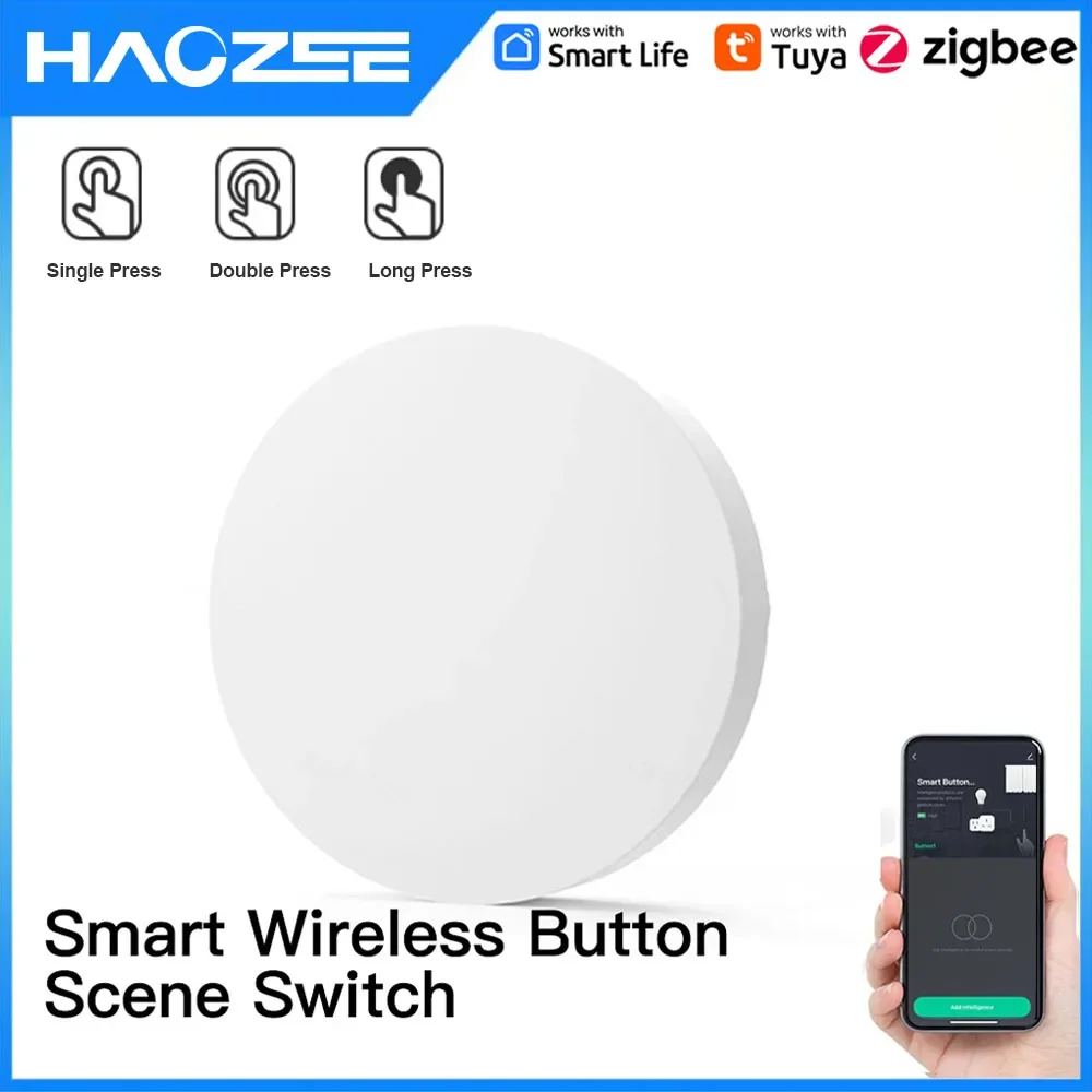 Tuya ZigBee Wireless Push Butt - đánh giá và giá Zigbee Smart Button Scene Switch