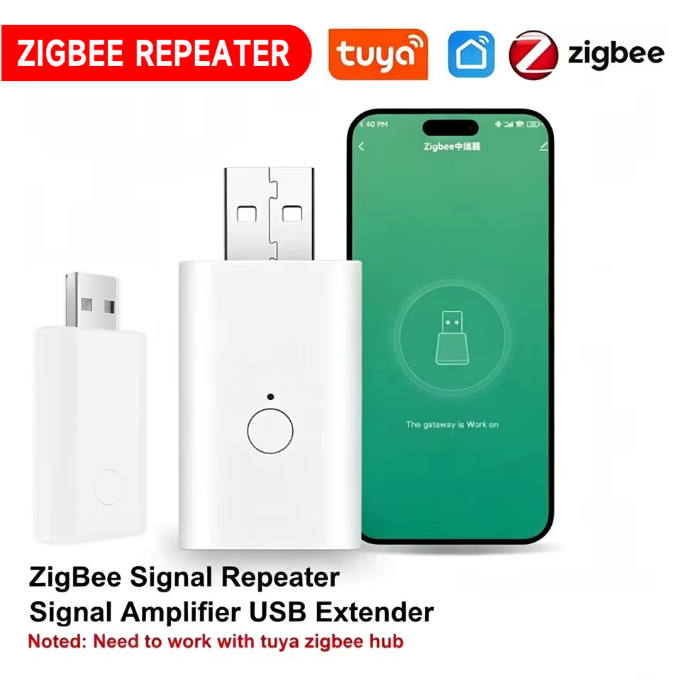 Tuya ZigBee Signal Repeater US - đánh giá và giá Zigbee Repeater Signal Extender