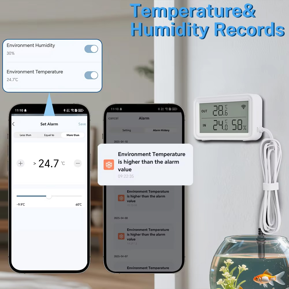 External Probe Temperature Hum - đánh giá và giá Zigbee Temperature Humidity Sensor