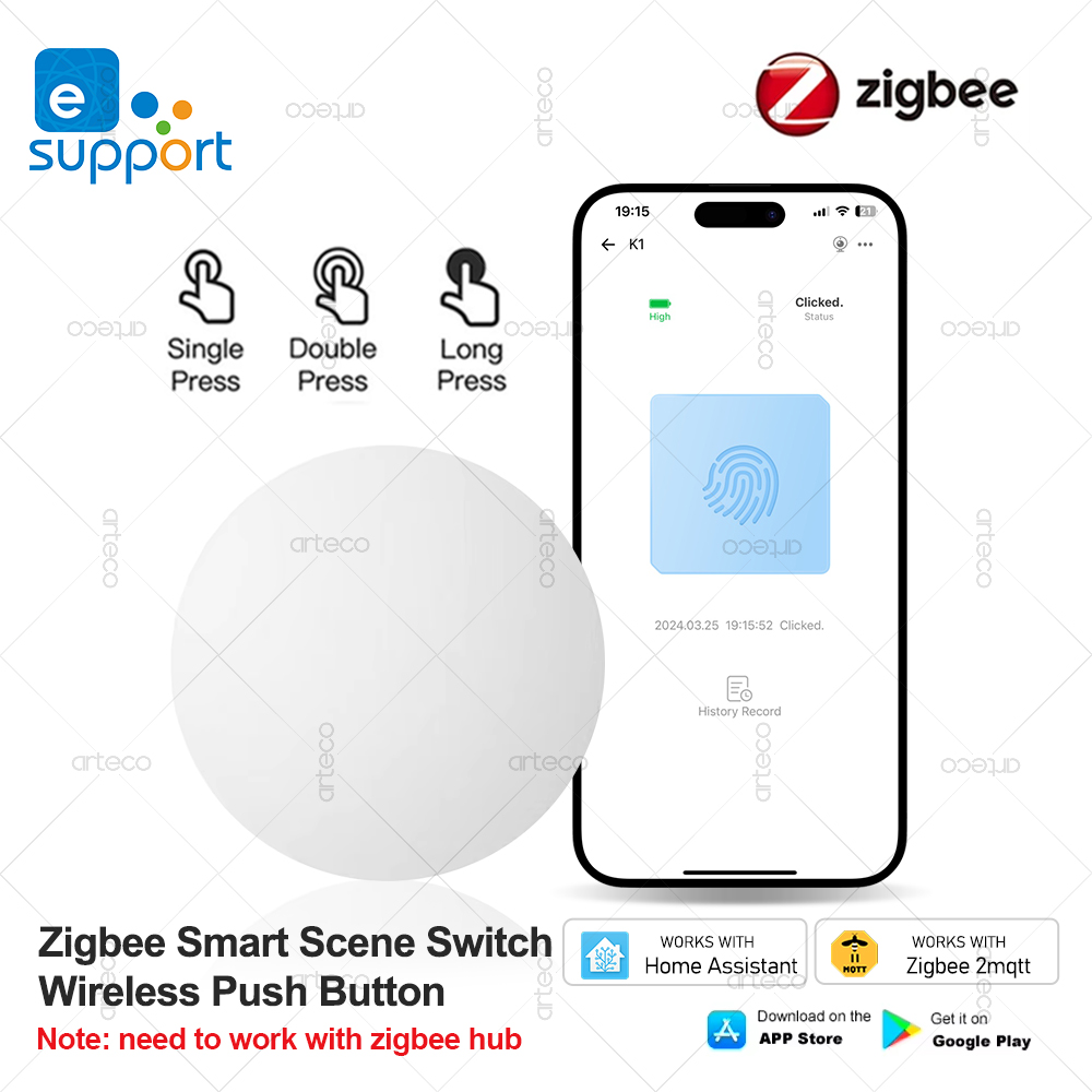 Ewelink Zigbee Smart Push Butt - đánh giá và giá Zigbee Smart Button Scene Switch