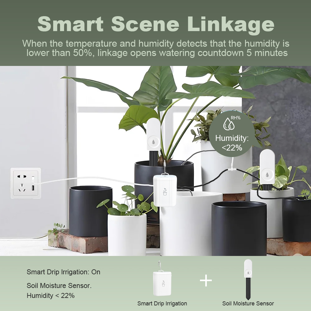 5pcs ZigBee 3.0 Soil Moisture  - đánh giá và giá Zigbee Temperature Humidity Sensor
