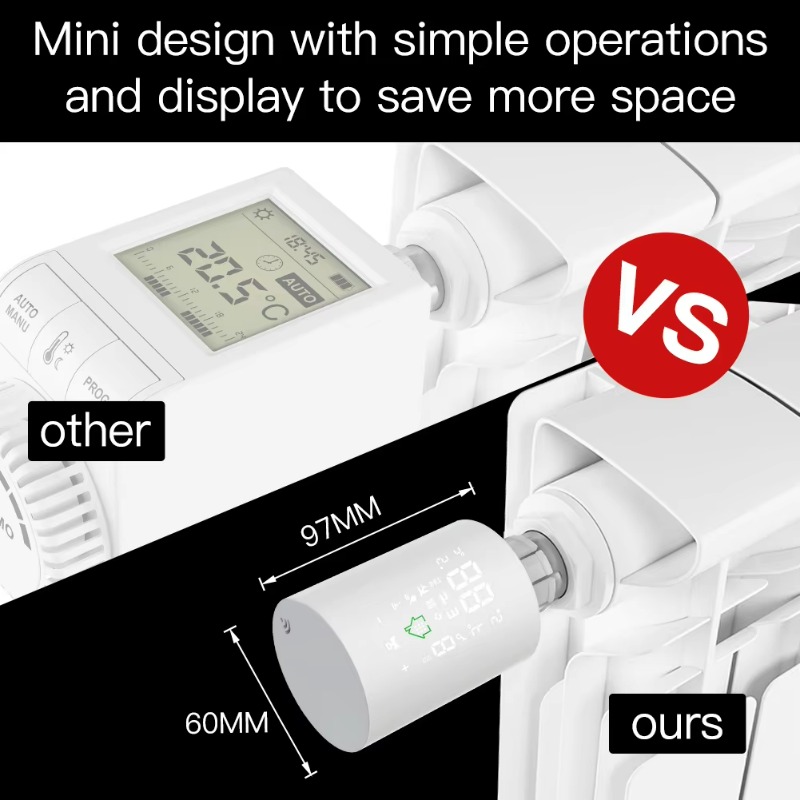 TRV Thermostatic Radiator Valv - đánh giá và giá Smart Trv Thermostat Tuya