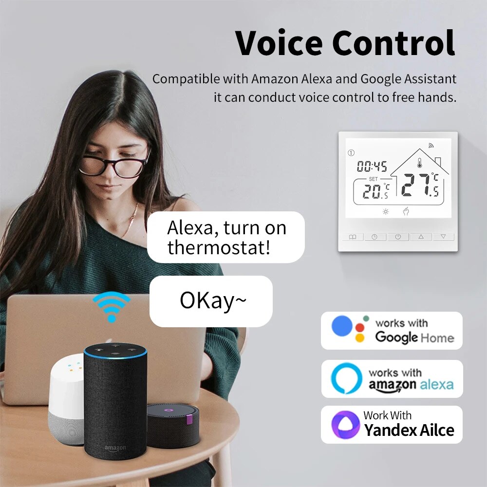 Tuya Smart WiFi Thermostat Wat - đánh giá và giá Smart Thermostat Heating Floor
