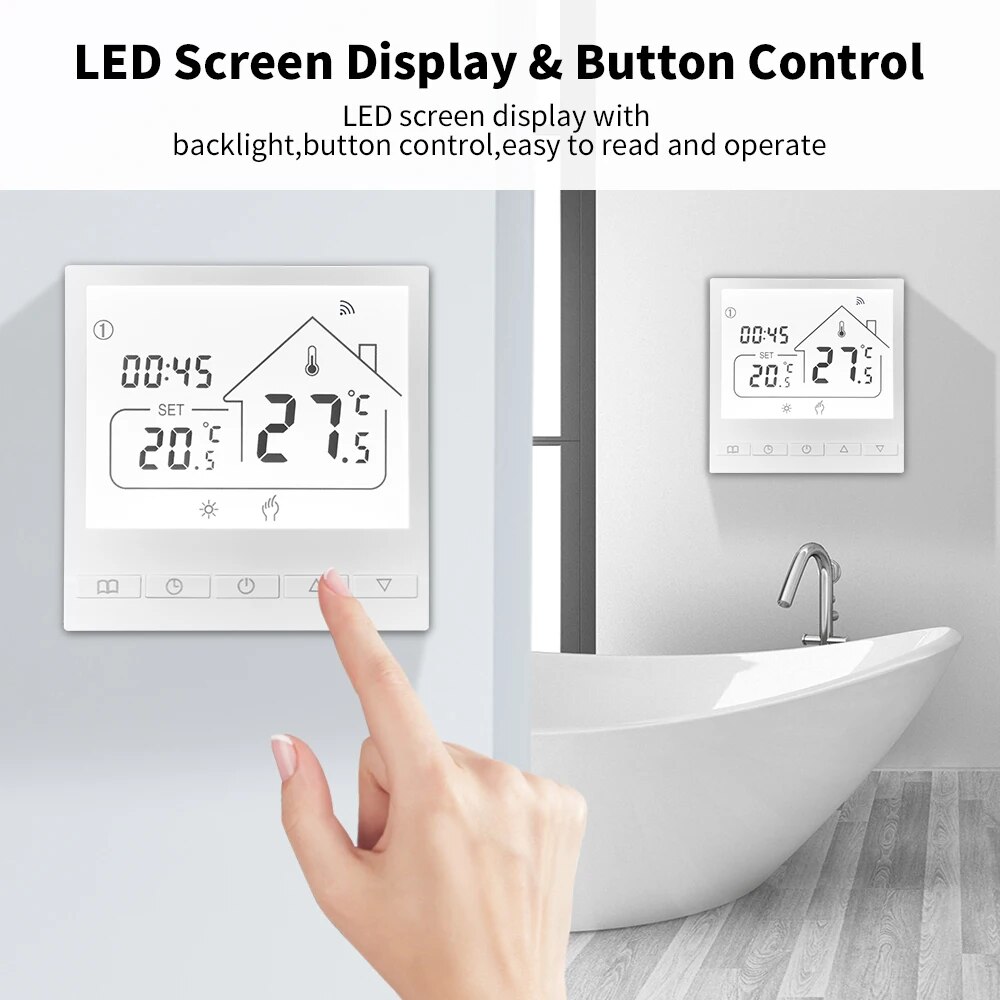 Tuya Smart WiFi Thermostat Wat - đánh giá và giá Smart Thermostat Heating Floor