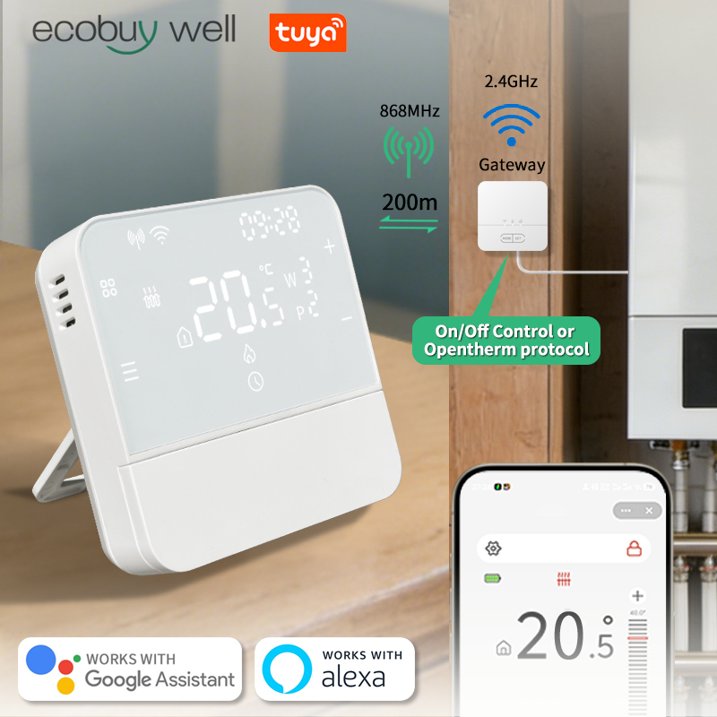 Tuya Smart Home Opentherm Wire - đánh giá và giá Smart Thermostat Boiler Opentherm