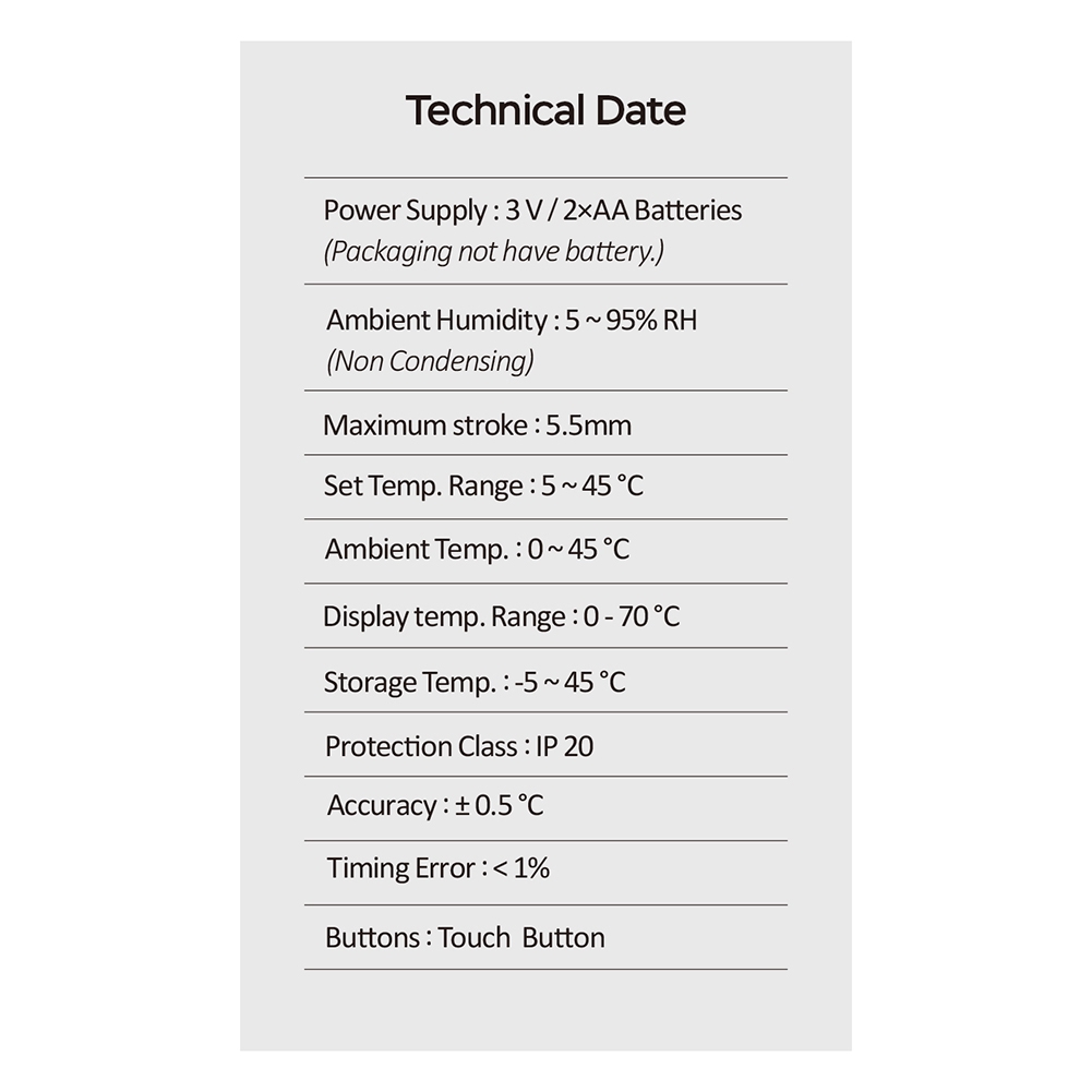 AA81-LCD Touch Screen Zigbee I - đánh giá và giá Zigbee Radiator Thermostat Valve