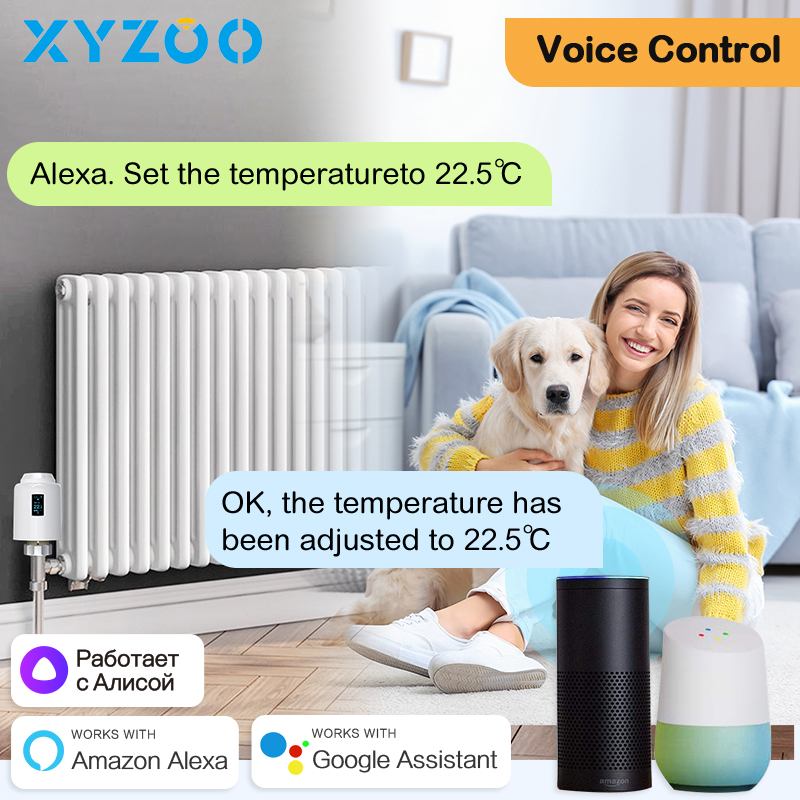 WiFi Tuya Radiator Actuator Th - đánh giá và giá Smart Trv Thermostat Tuya