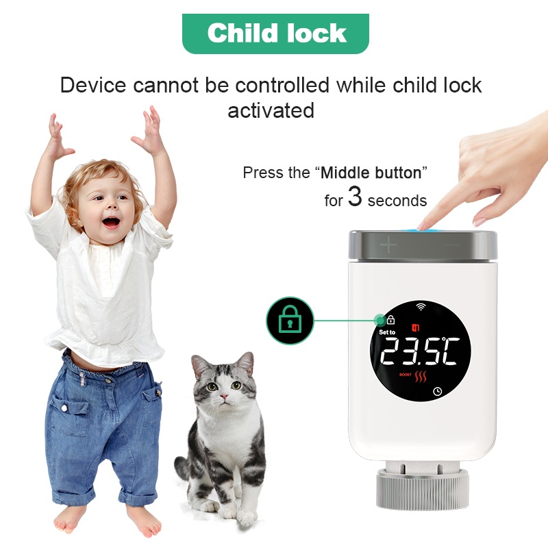 Tuya Smart ZigBee/Wifi Thermos - đánh giá và giá Smart Trv Thermostat Tuya