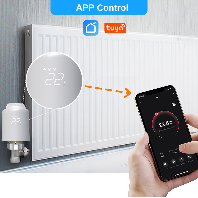 Smart Life WiFi/ZigBee Heating - đánh giá và giá Wifi Radiator Valve Thermostat