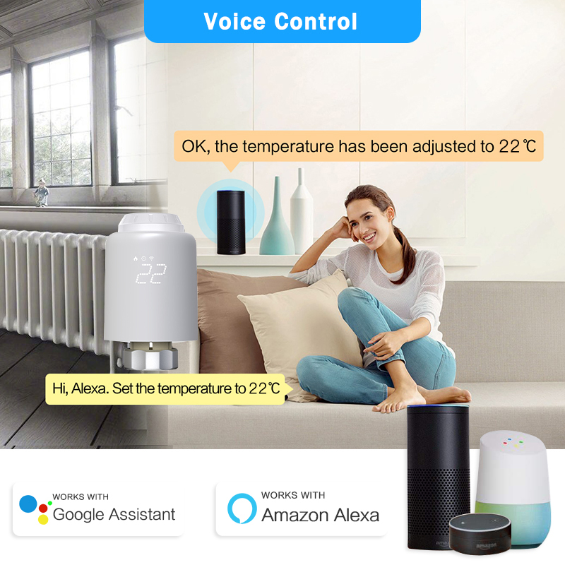 Smart Life WiFi/ZigBee Heating - đánh giá và giá Wifi Radiator Valve Thermostat