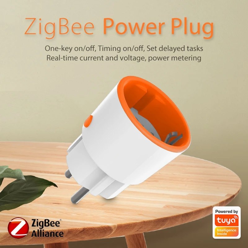 Zigbee 3.0 Tuya Smart Power Pl - đánh giá và giá Zigbee Smart Plug Energy Monitor