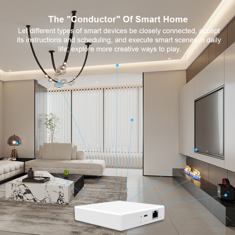 Matter Gateway Hub Homekit Tuy - đánh giá và giá Zigbee Gateway Hub Tuya