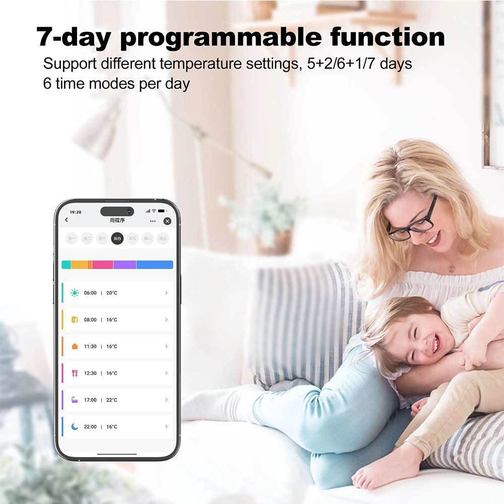 RKHK Tuya Zigbee Thermostatic  - đánh giá và giá Smart Trv Thermostat Tuya