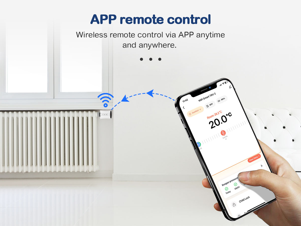 Tuya WiFi Radiator Thermostat  - đánh giá và giá Smart Trv Thermostat Tuya