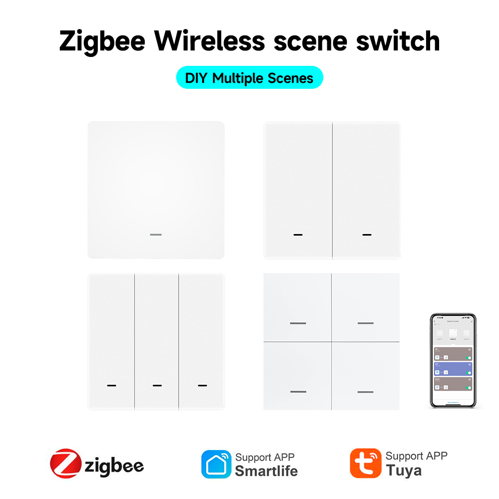 Công tắc điều khiển cảnh thông - đánh giá và giá Zigbee Smart Button Scene Switch