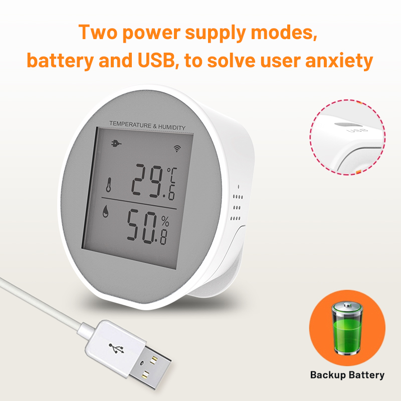 Tuya Zigbee APP Remote Control - đánh giá và giá Zigbee Temperature Humidity Sensor